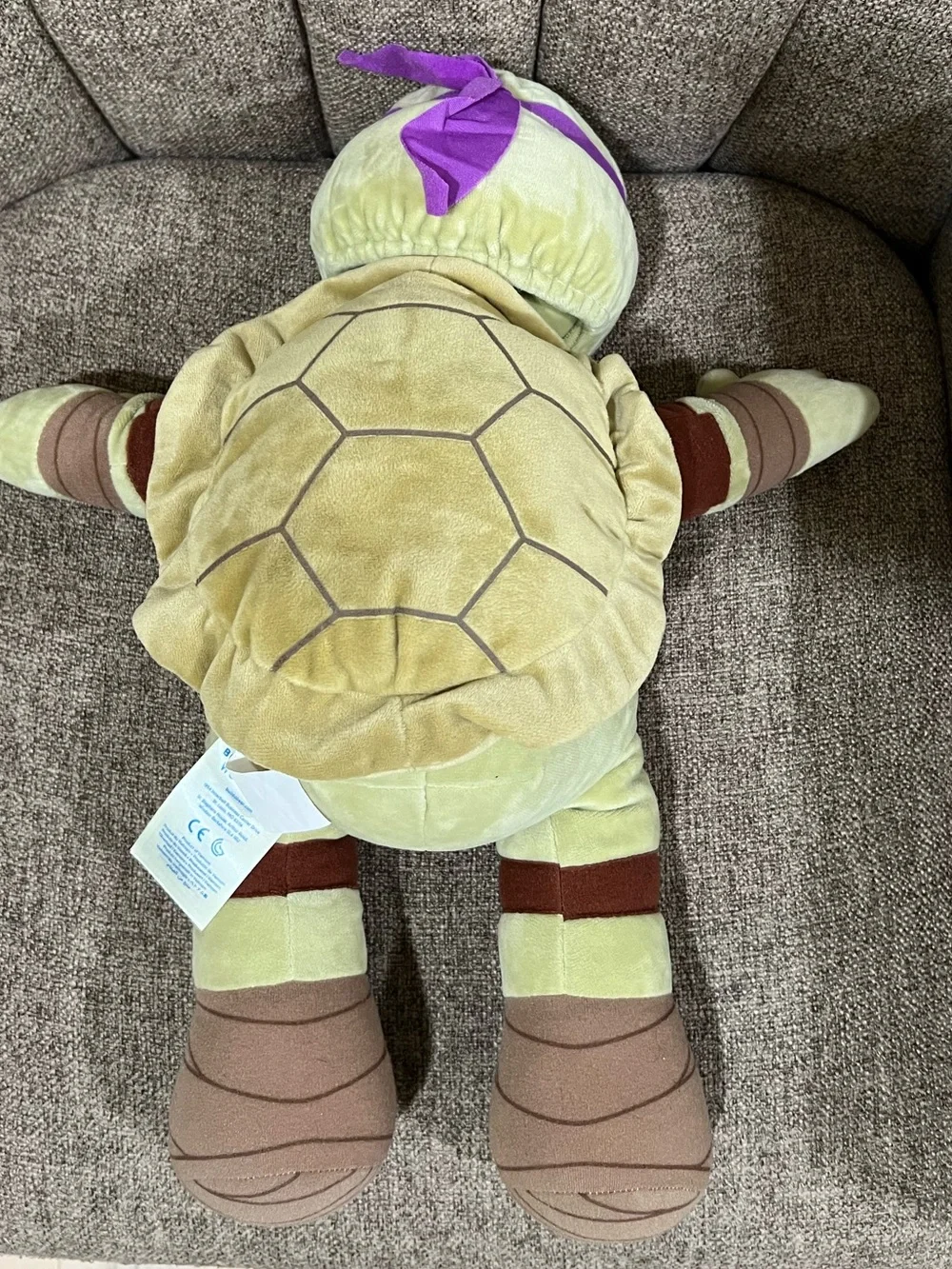 Build-A-Bear TMNT Donatello Plush 18” Teenage Mutant Ninja Turtles Green/Purple